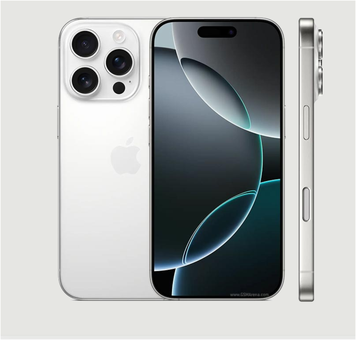 Apple iPhone 16 Pro Max in silver