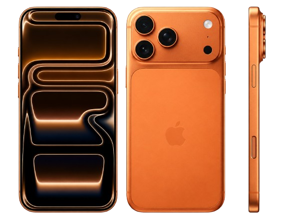 Apple iPhone 17 Pro Max in orange