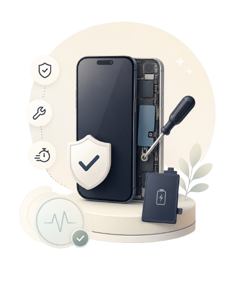 Phone repair illustration