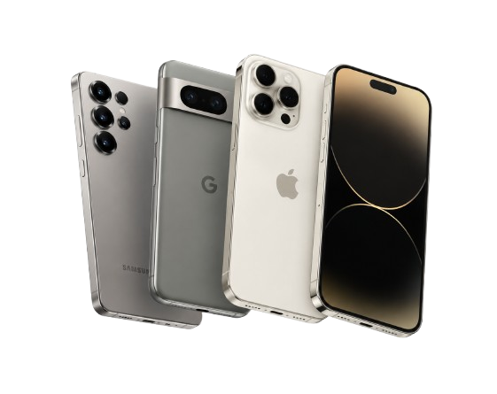 Smartphones representing bulk device sales