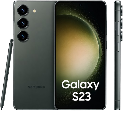 Samsung Galaxy S23 in green
